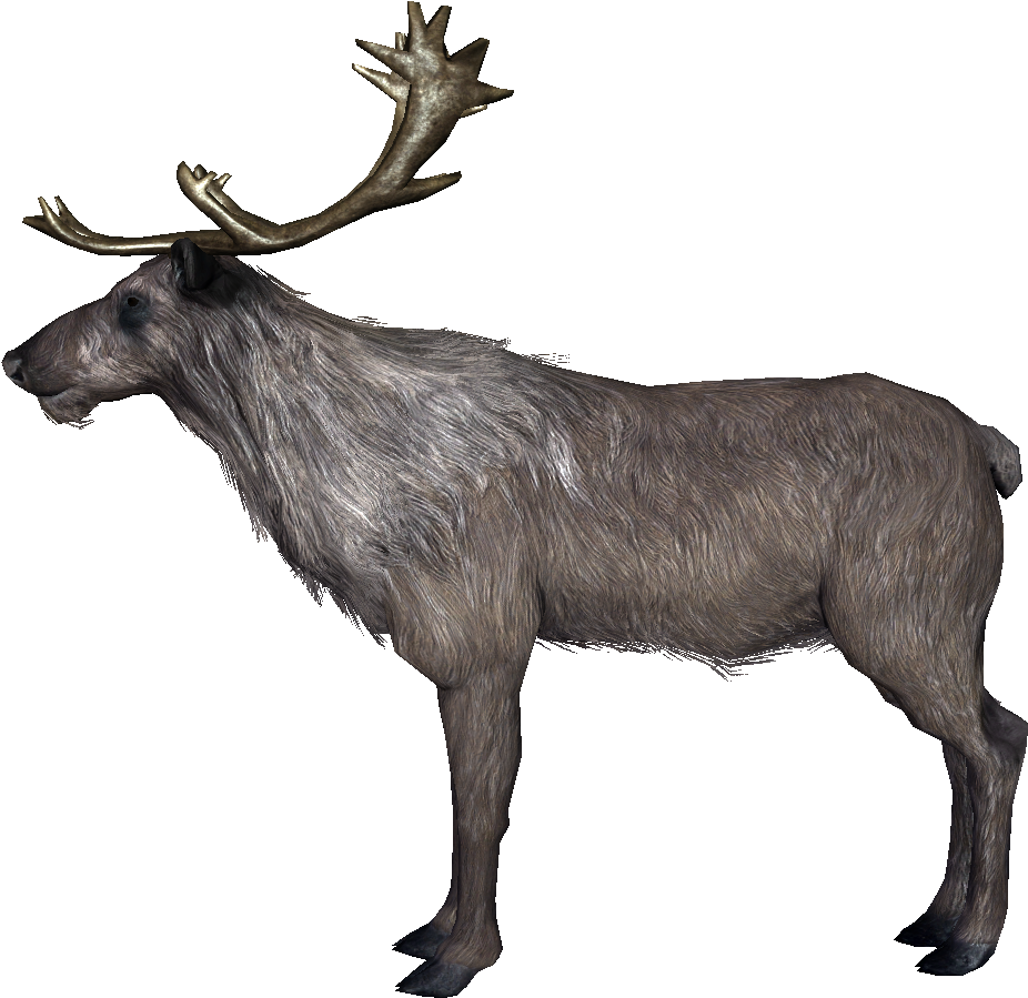 Deer - Skyrim Deer Clipart (936x936), Png Download