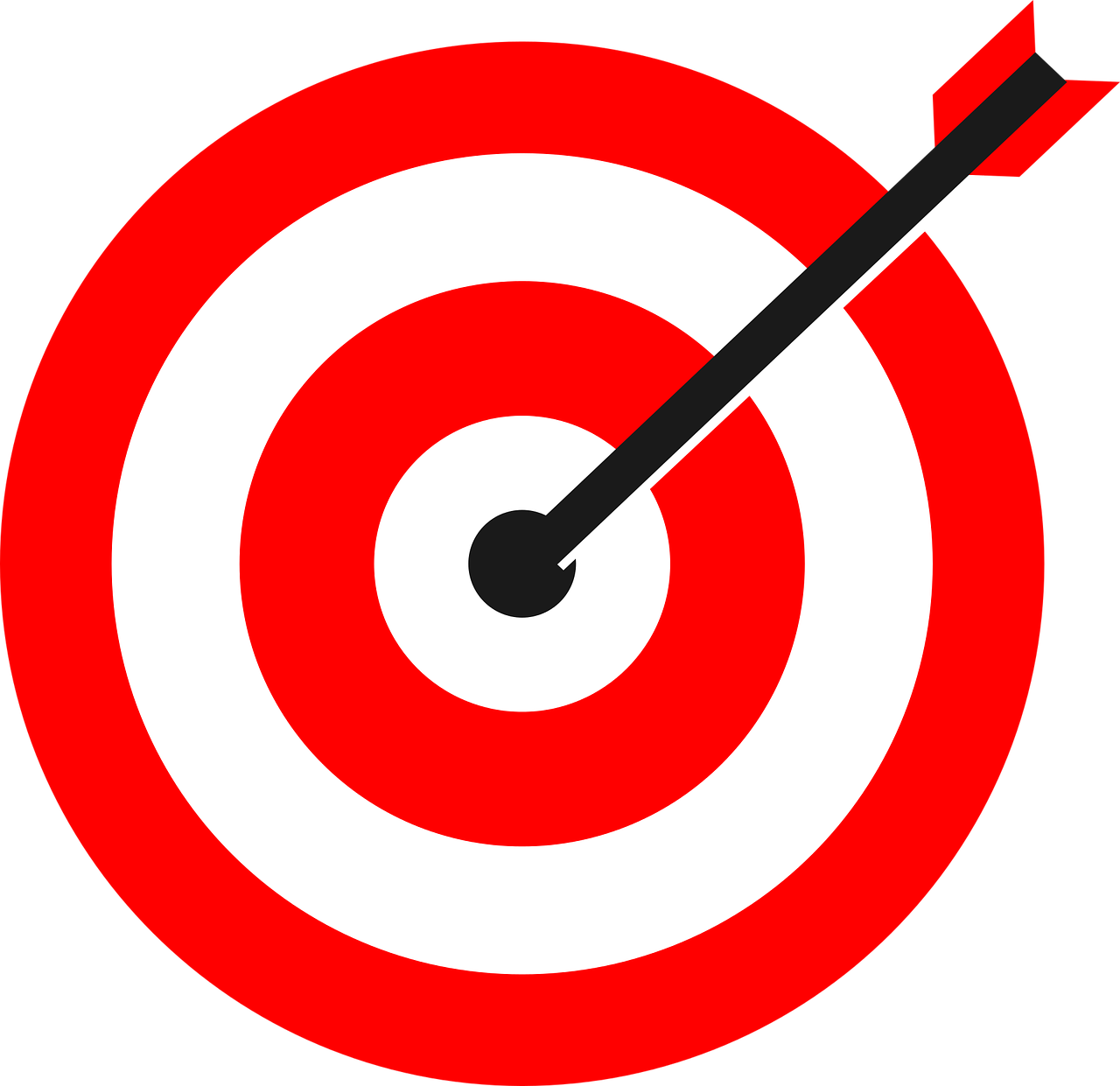 Target, Arrow, Bulls Eye, Bullseye, Marketing - Bull's Eye Clipart (742x720), Png Download