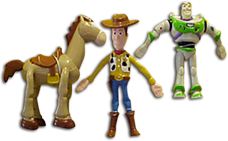 Toy Story Box Set Figurines Gift Set Disney Buzz Lightyear - Cartoon Clipart (760x500), Png Download