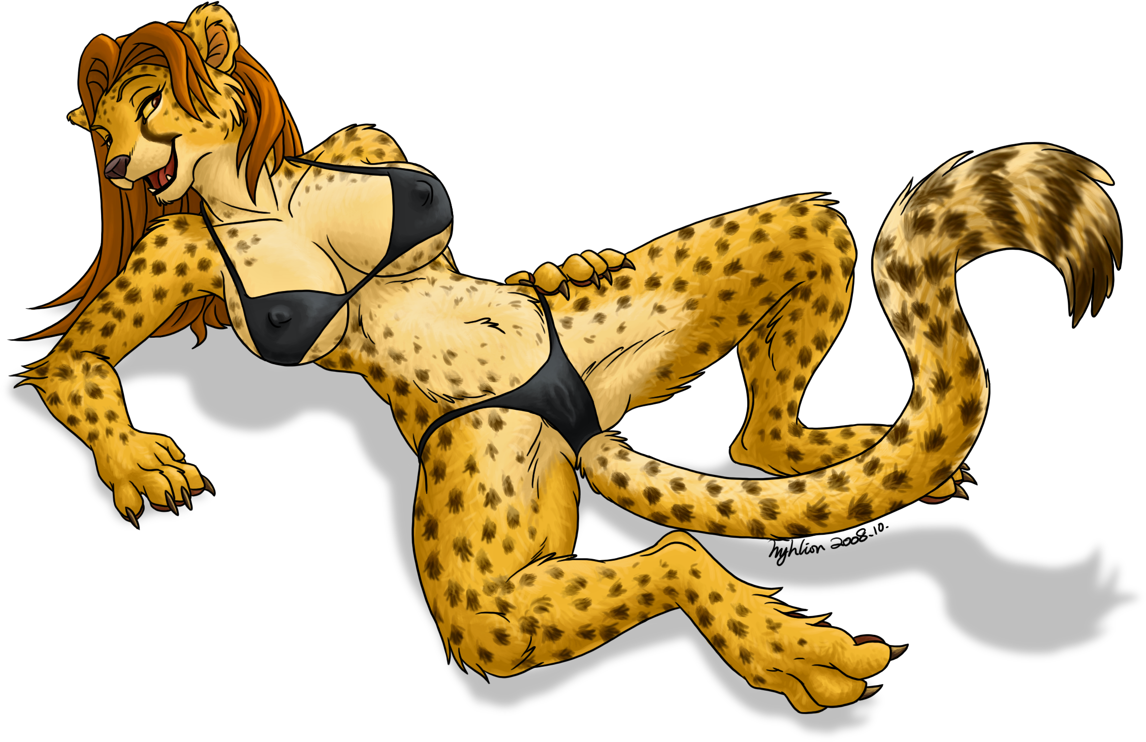 Fahada In Black Bikini Clipart (2280x1520), Png Download
