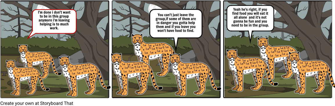 The Cheetah Story - Cartoon Clipart (1164x385), Png Download