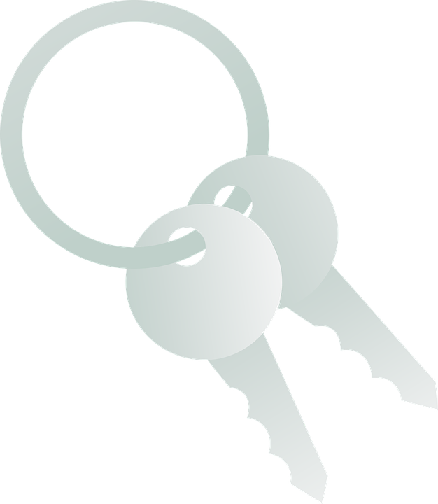 Keys, Close, Castle, Access, Key, Closed, Car Key, - White Car Keys Clipart Transparent - Png Download (626x720), Png Download