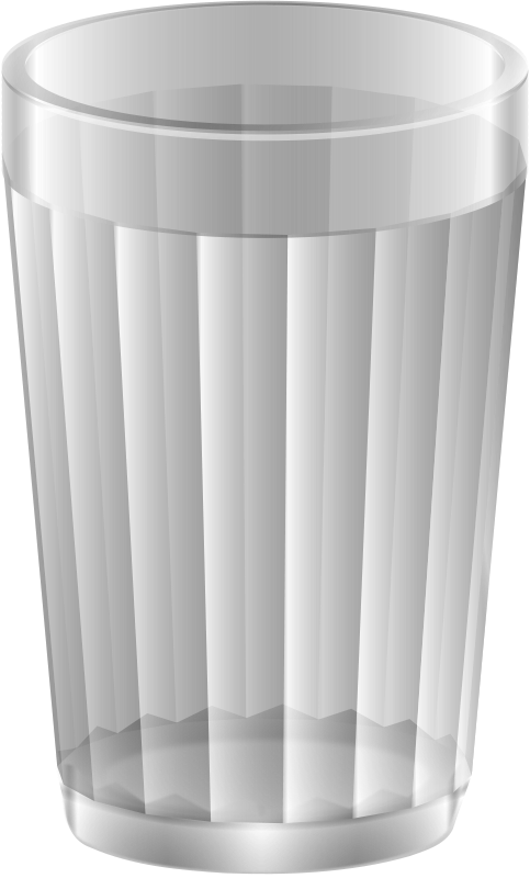 Glass, Water, Stiklinã„â€” Clip Art - Glass Tumbler Png Transparent Png (483x800), Png Download