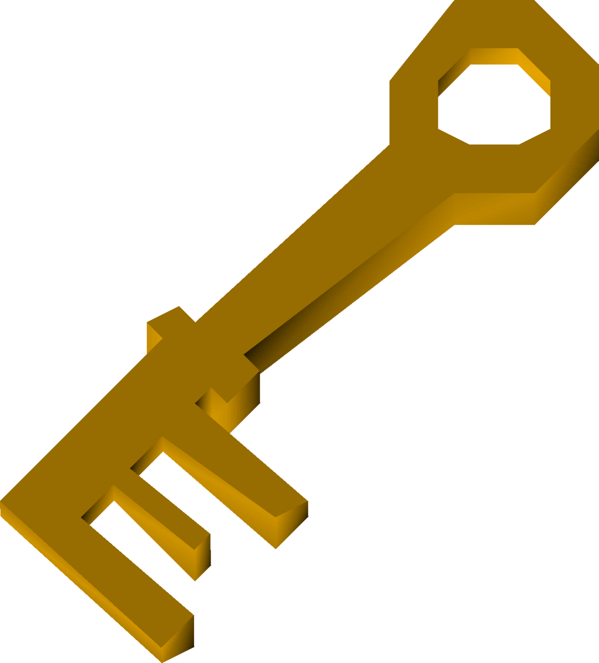 Osrs Brass Key Clipart (720x797), Png Download