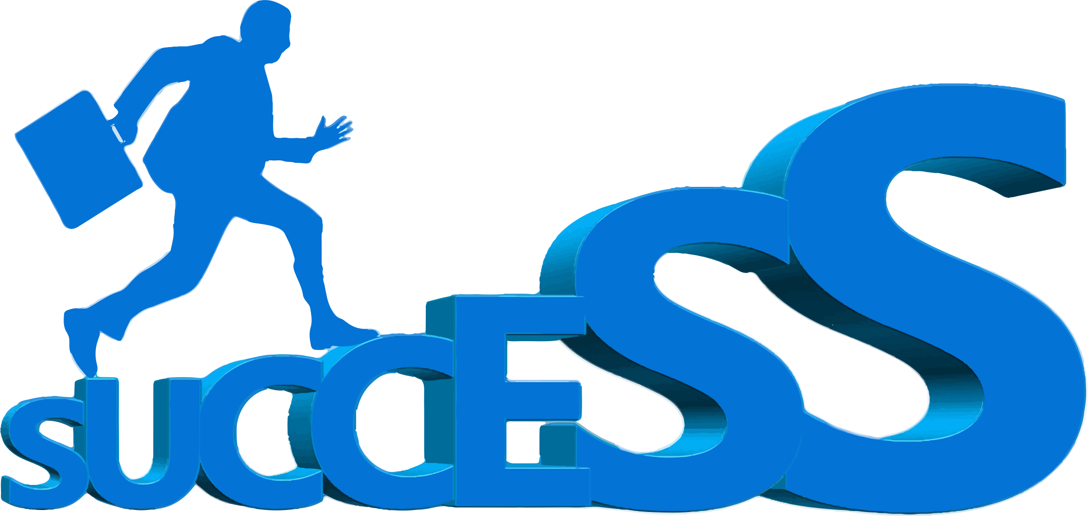 Success Free Download Png - Success Clipart Transparent Png (2172x1030), Png Download