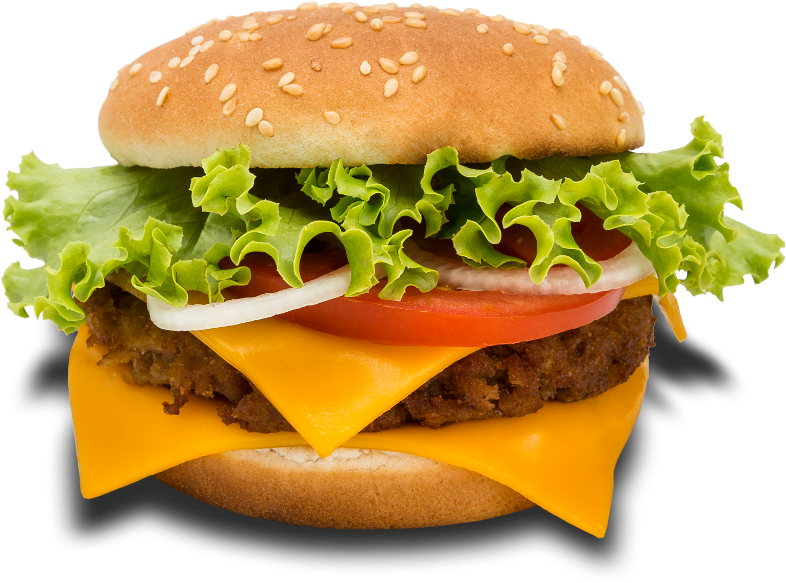Cheese Burger Clipart (2000x1600), Png Download