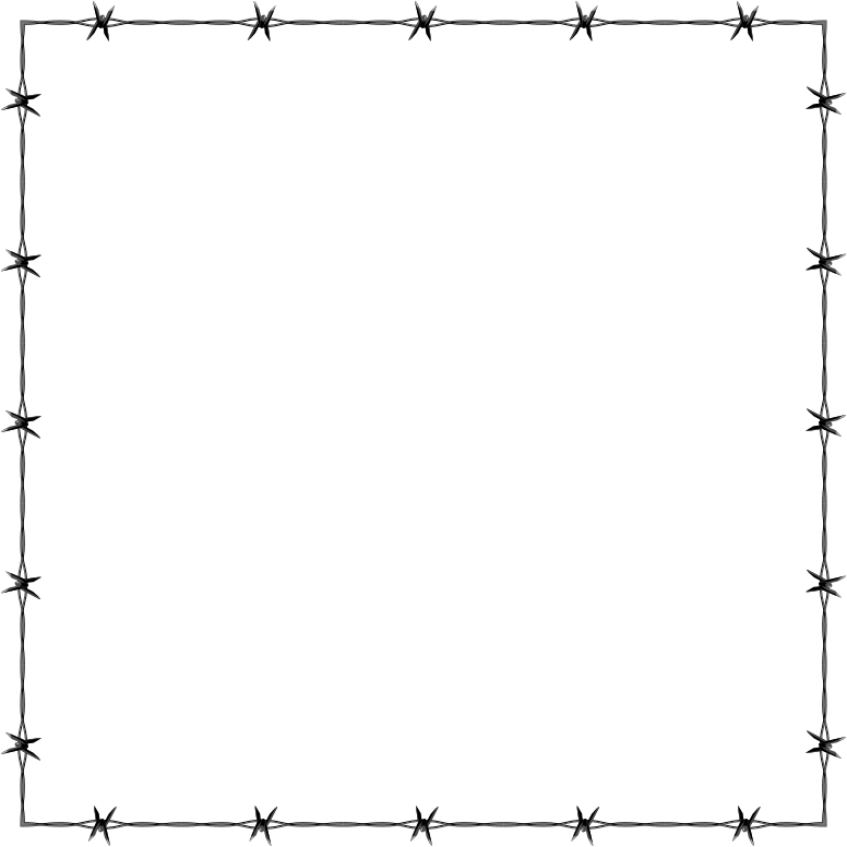 Medium Image - Barbed Wire Clipart (776x776), Png Download