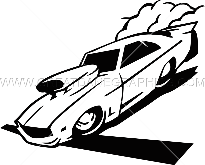 Race Car Silhouette Clip Art At Getdrawings Com - Drag Race Car Clipart - Png Download (825x663), Png Download