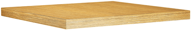 Square/rectangular Wood Veneer Top - Plywood Clipart (656x656), Png Download