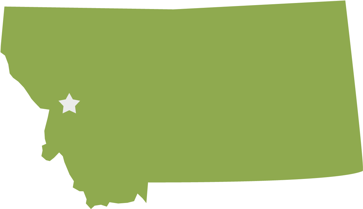 Population - Montana State Flag Shape Clipart (1258x760), Png Download