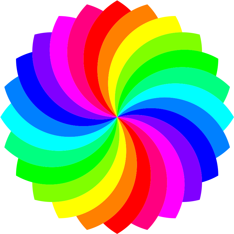 Football Flower 12 Color Png Clipart (900x900), Png Download