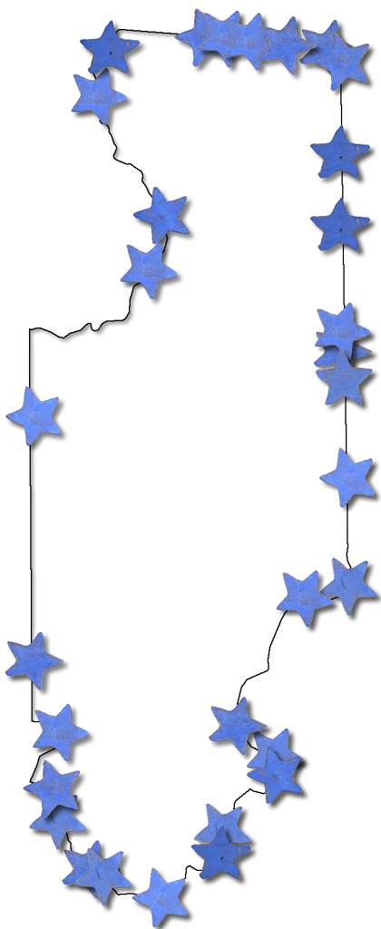 A Map Of Columbia With A Thin Black Outline, Inner Clipart (420x1024), Png Download