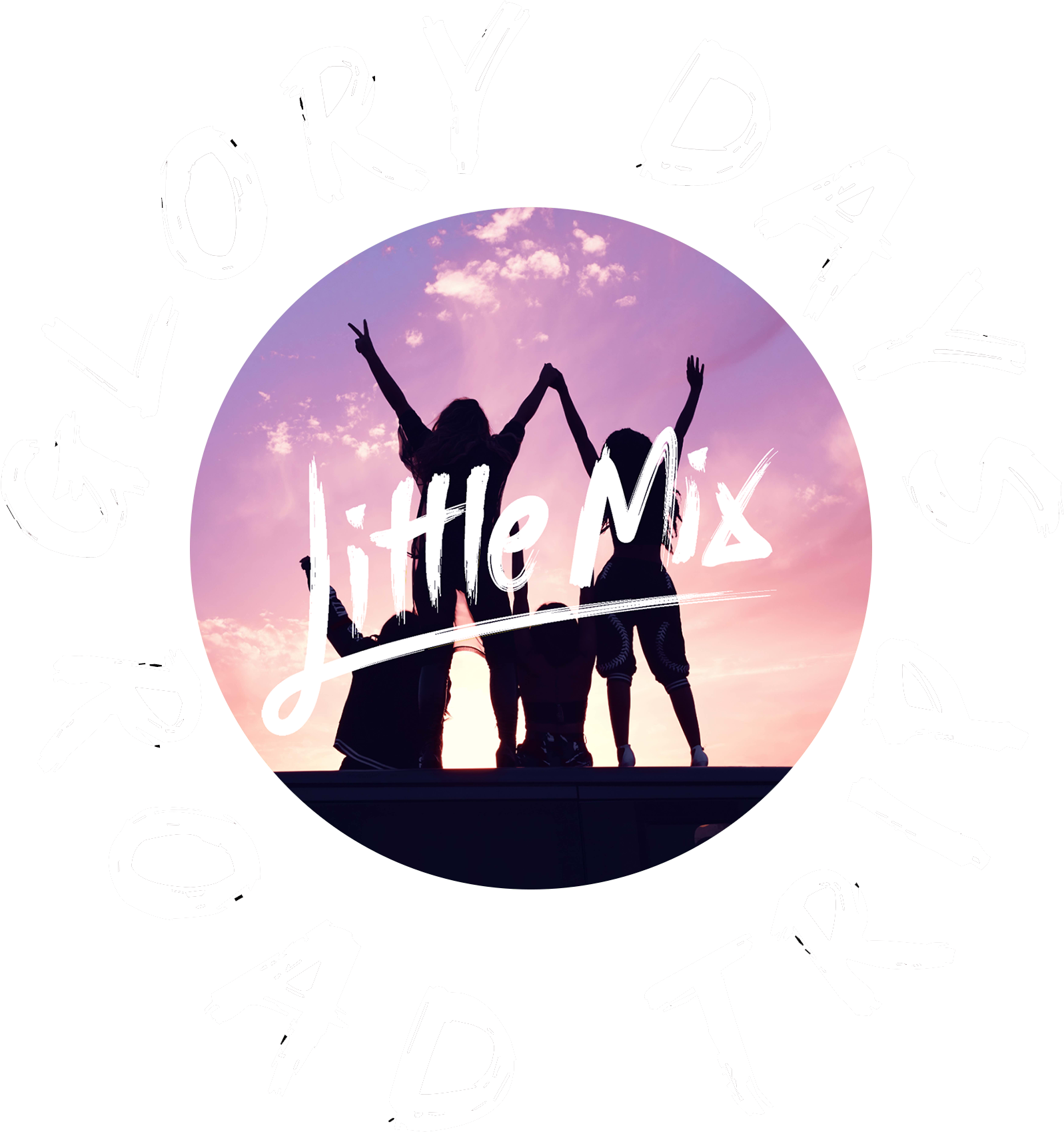 #glorydaysroadtrip - Little Mix Glory Days Road Trip Clipart (2362x2362), Png Download