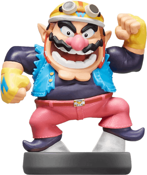 Interactive Figures - Super Smash Bros Wario Plush Clipart (600x600), Png Download