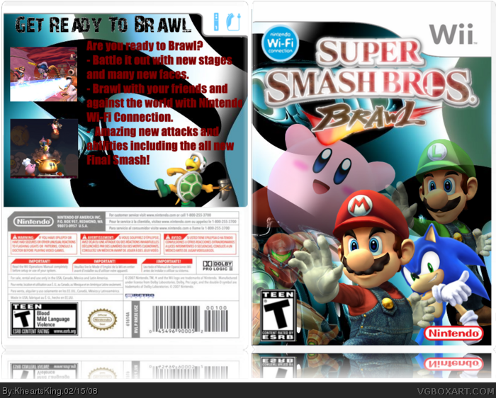 Super Smash Bros - Wii Clipart (700x562), Png Download