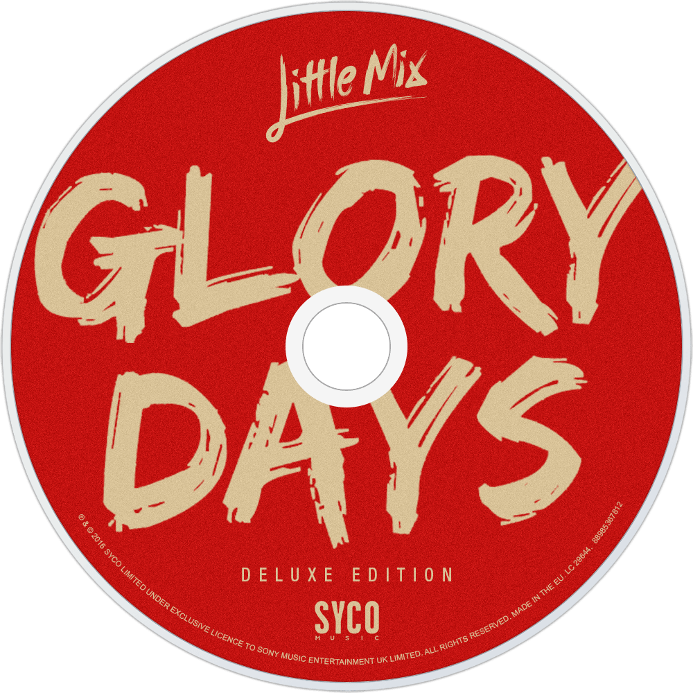 Little Mix Glory Days Cd Disc Image - Glory Days Little Mix Cd Clipart (1000x1000), Png Download