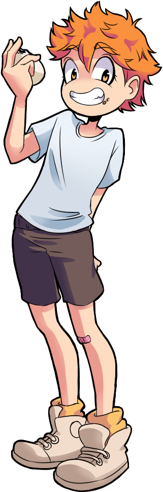 Hinata Shouyou - Cartoon Clipart (500x1000), Png Download