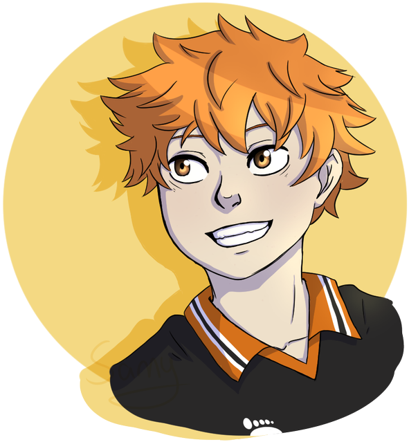 Hinata Shouyou Aus Haikyuu Https - Cartoon Clipart (680x680), Png Download