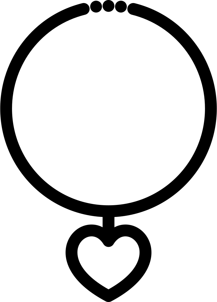 Heart Shaped Necklace Comments - Circle Clipart (706x980), Png Download
