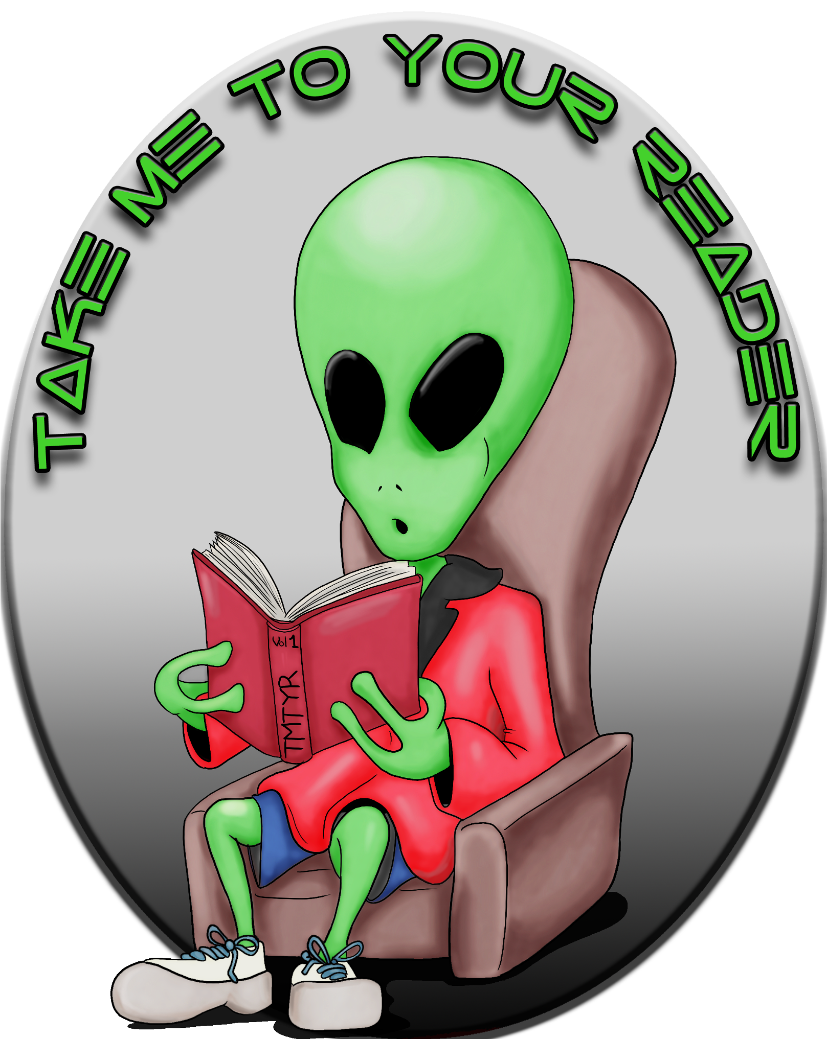 Tmtyr Episode - Take Me To Your Reader Alien Clipart (2048x2048), Png Download