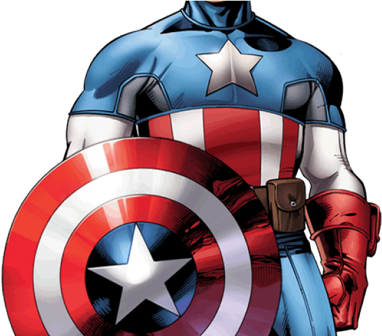 Captain America Clipart Dc Character - Avengers Cut Out - Png Download (640x480), Png Download