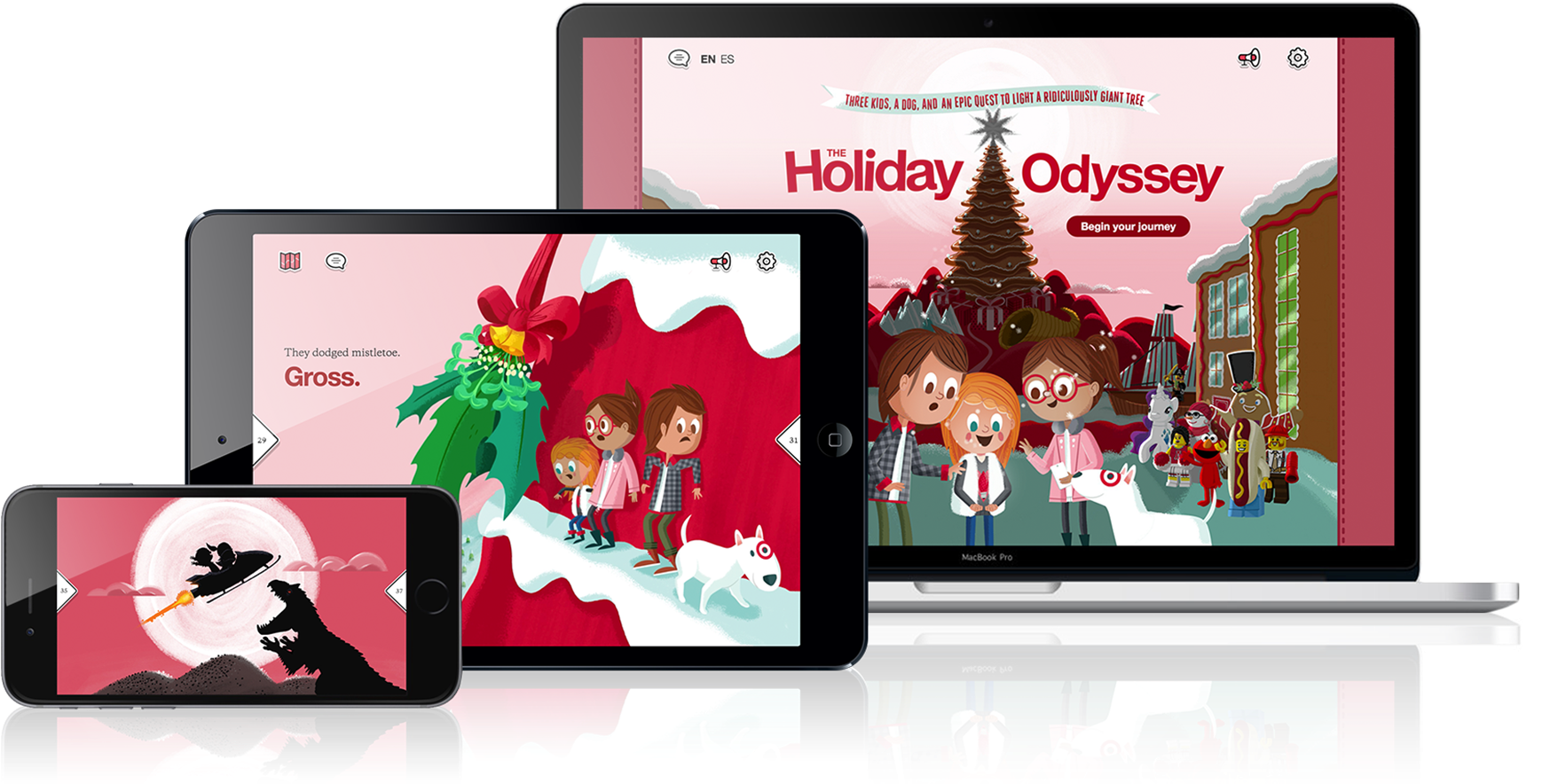 A 50 Page Interactive Children's Book That Tells The Target Holiday