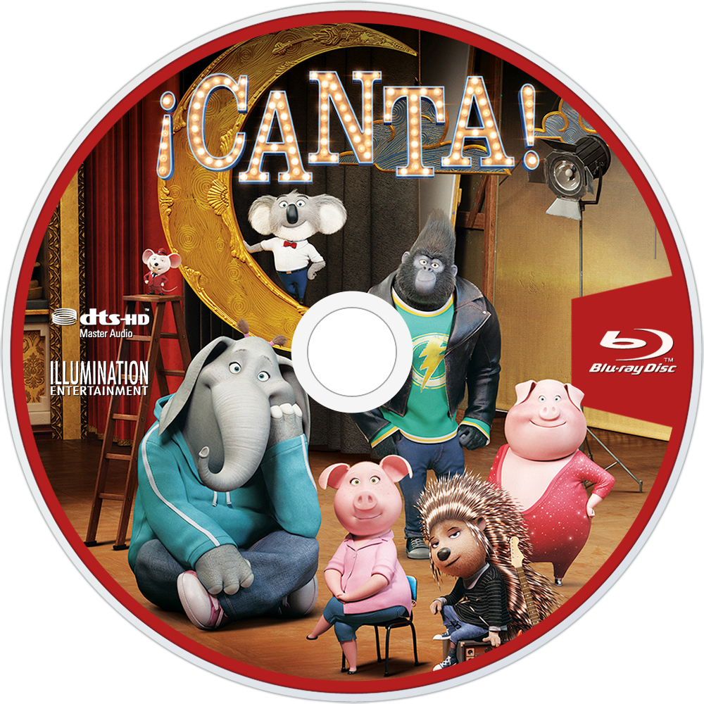 Sing Bluray Disc Image - Sing 2016 All Character Clipart (1000x1000), Png Download