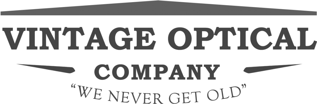Vintage Optical Company - Black-and-white Clipart (1030x357), Png Download