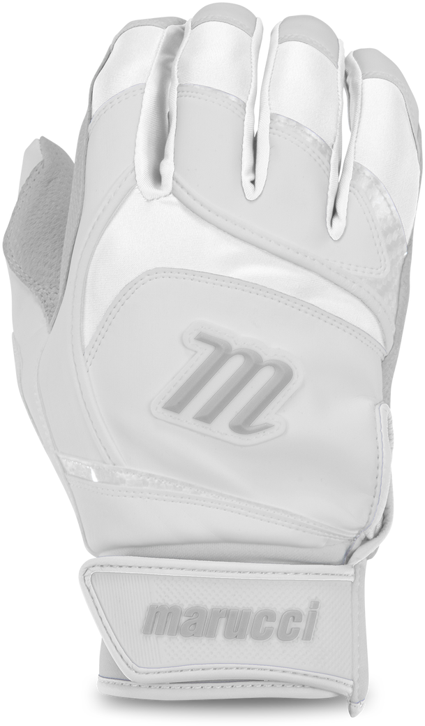 Signature Batting Gloves - All White Marucci Gloves Clipart (1280x1280), Png Download