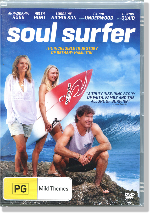 Image - Soul Surfer 2011 Dvd Cover Clipart (650x910), Png Download