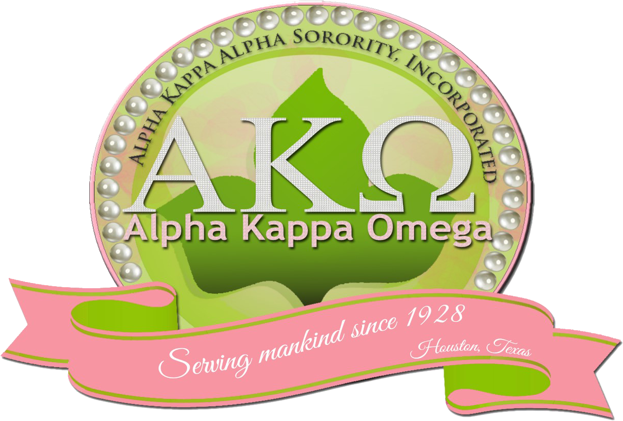 Alpha Kappa Omega Houston, Texas - Alpha Kappa Alpha Chapter Logo Clipart -...