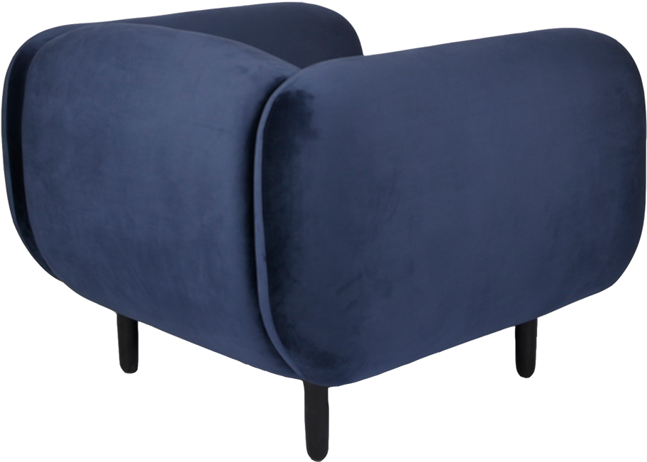 Mora Velvet Armchair - Armchairs & Accent Chairs Clipart (1000x1000), Png Download