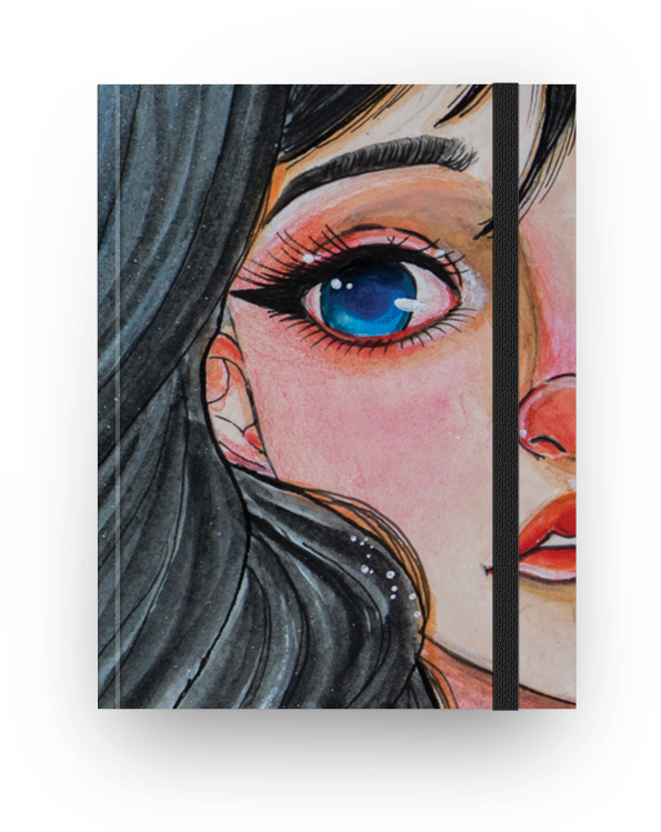 Caderno Blue Velvet Sky De Débora Carolinena - Modern Art Clipart (800x800), Png Download