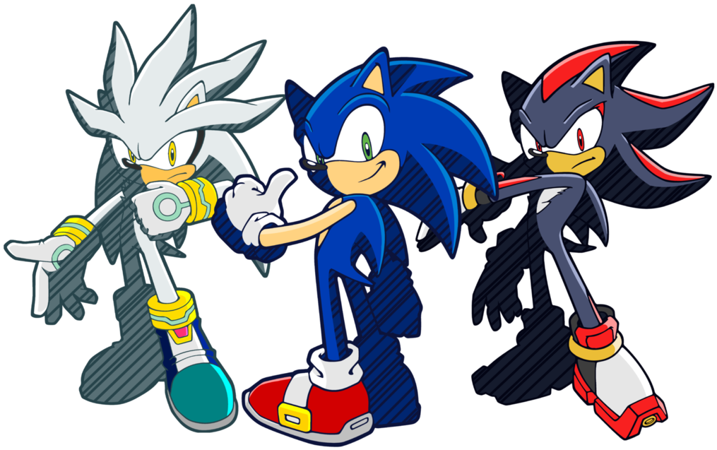 Png - Sonic Riders Sonic The Hedgehog Clipart (1075x743), Png Download