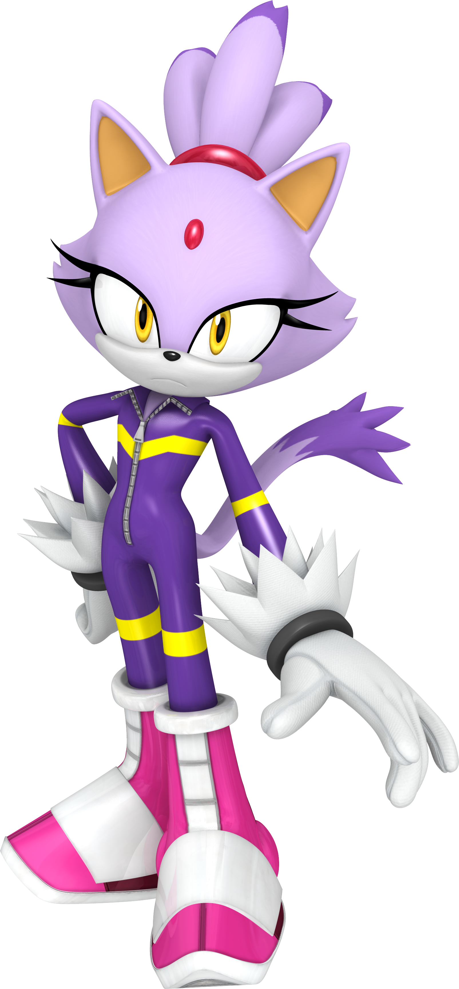Latest Sonic Costume, Eggman, Silver The Hedgehog, - Blaze The Cat Sonic Free Riders Clipart (1605x3455), Png Download