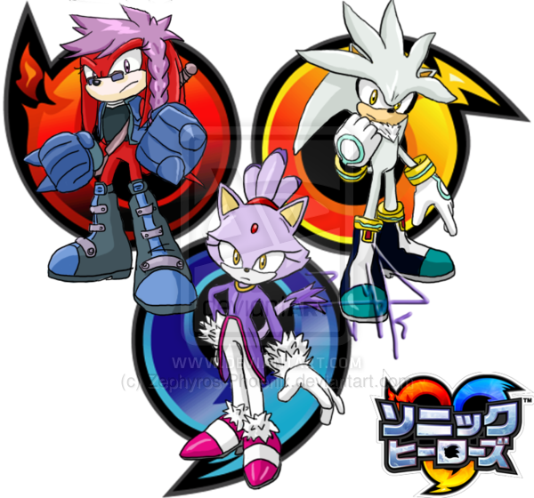 Sonic The Hedgehog What Team Would U Make In The Games - Team Silver The Hedgehog Clipart (600x560), Png Download