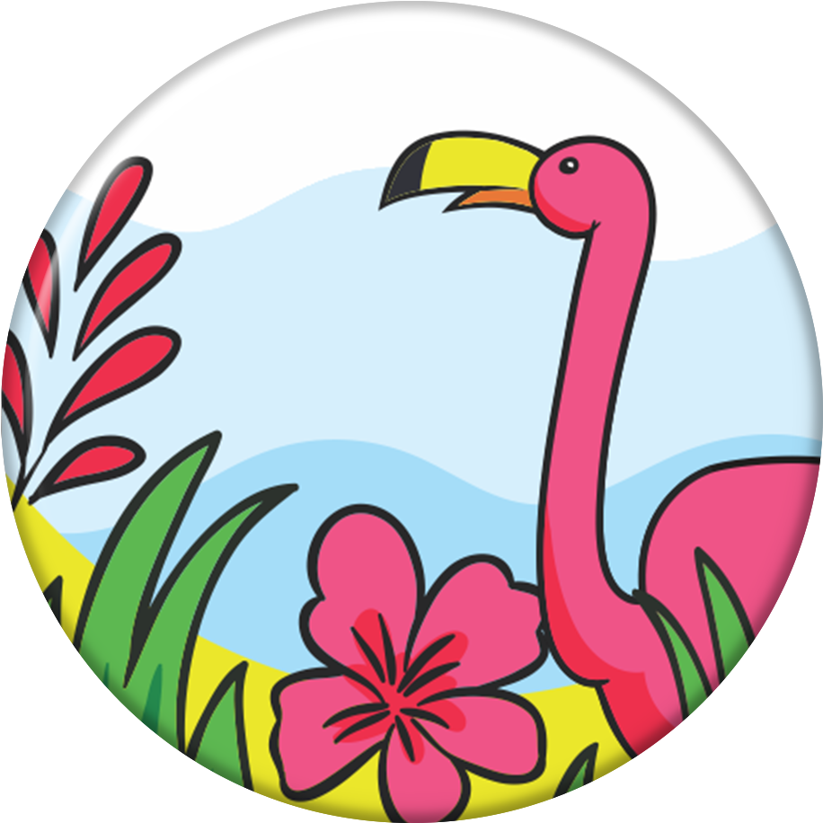 Ps130-01 - Desenhos Para Desenhar Flamingo Clipart (1000x1000), Png Download