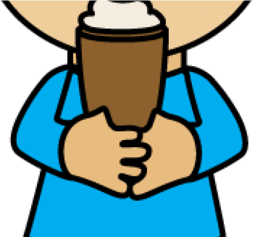 Milkshake Clipart Drinking - Drink A Milkshake Cartoon - Png Download (640x480), Png Download