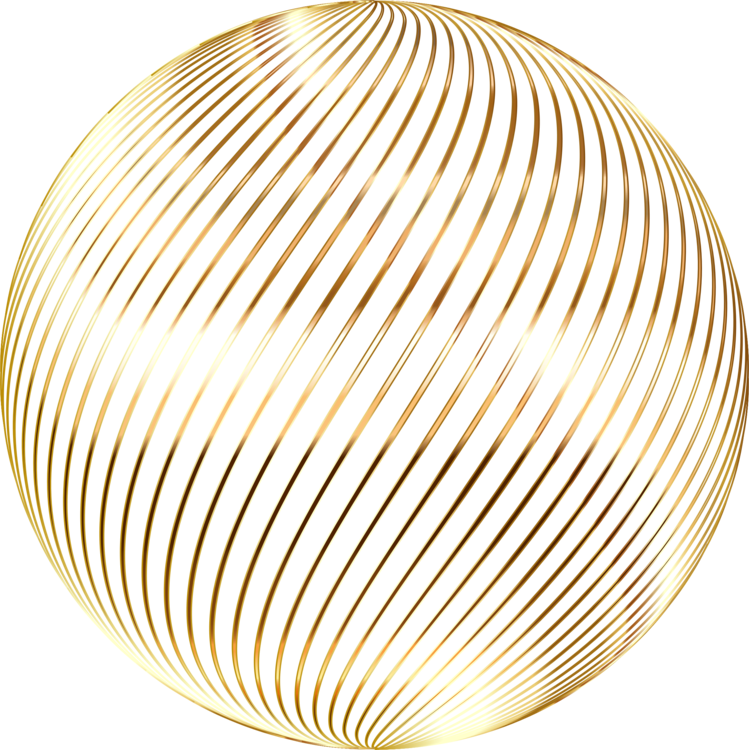 Line Gold 309767 Remix Sphere - Circle Clipart (749x750), Png Download