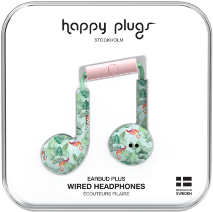 Happy Plugs Earbud Plus Pink Gold Clipart (600x600), Png Download