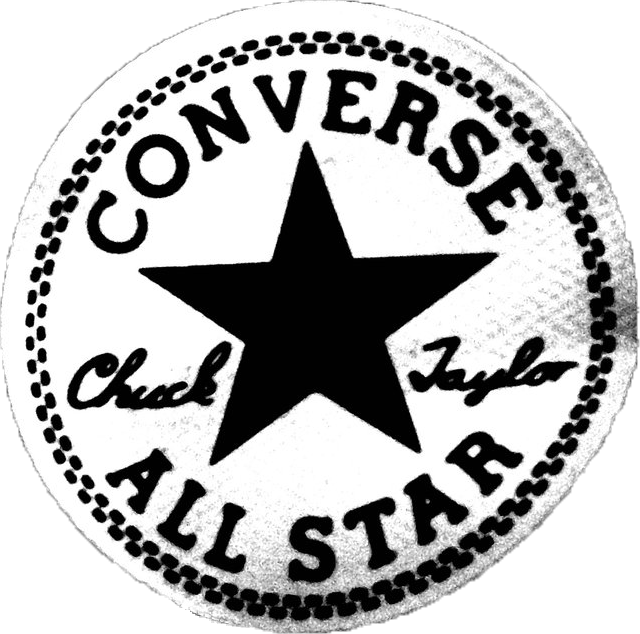 Converse All Star Logo - Chuck Taylor Converse Logo Clipart (640x634), Png Download