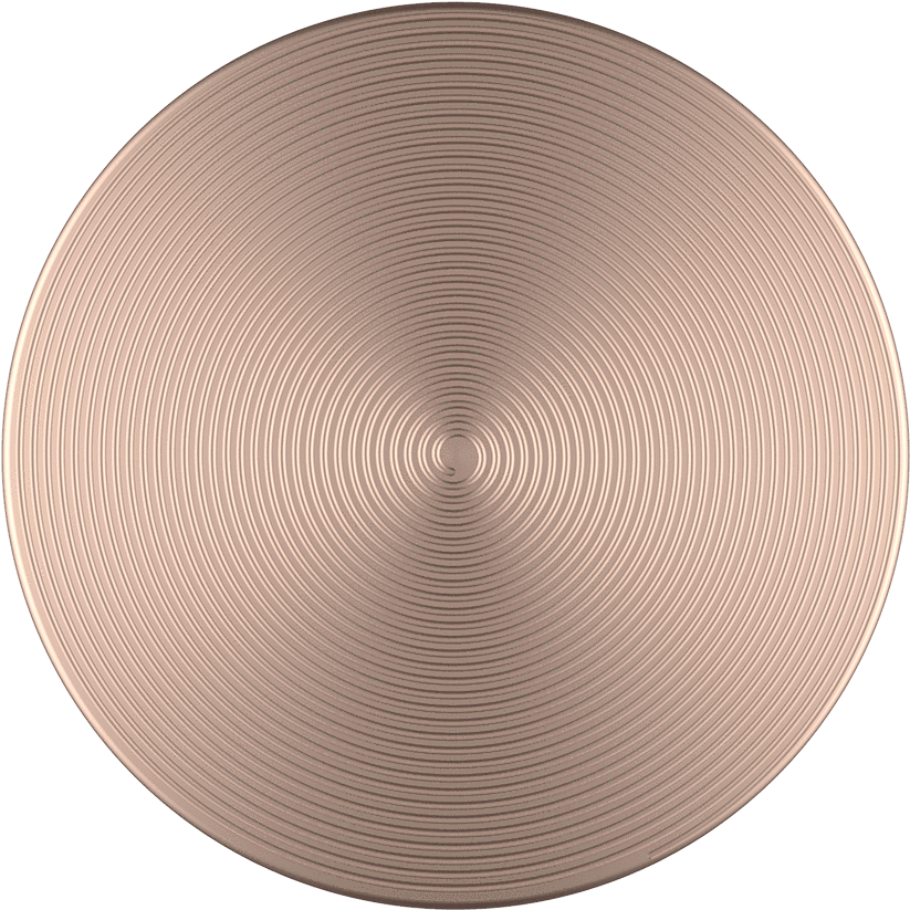 Twist Rose Gold Aluminum - Circle Clipart (1000x1000), Png Download