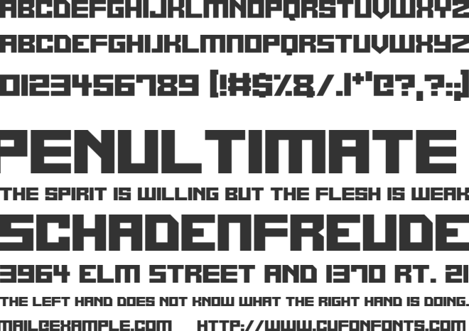 Alien Cyborg Font Preview - Harabara Font Clipart (660x466), Png Download
