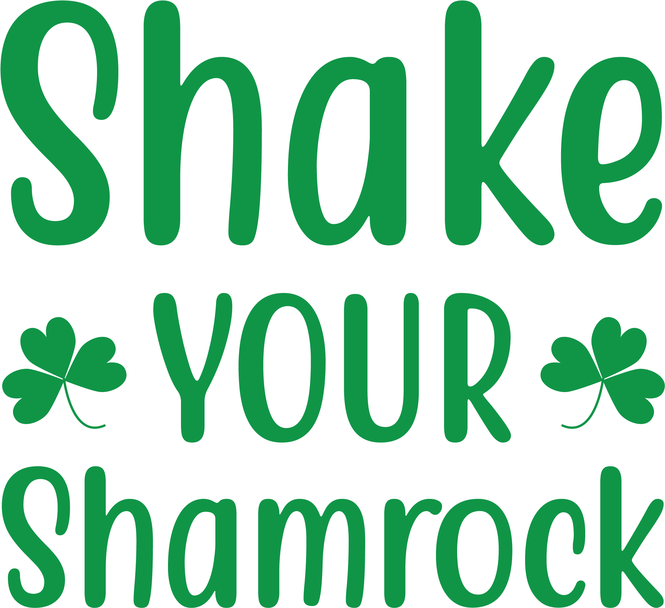 Sp17 Shake Your Shamrock-01 Clipart (2250x2700), Png Download