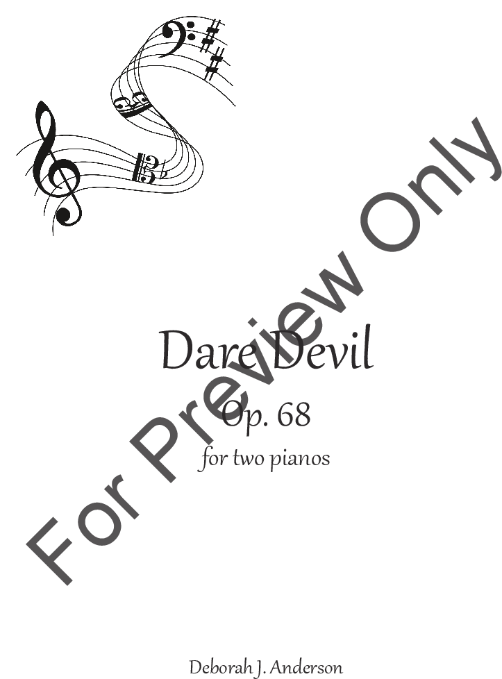 Dare Devil Thumbnail Dare Devil Thumbnail - Music Notes Background Clipart (816x1056), Png Download