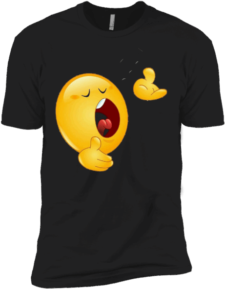 Singing Emoji Chorus Glee Club Music Notes Choir Shirt - T-shirt Clipart (600x600), Png Download