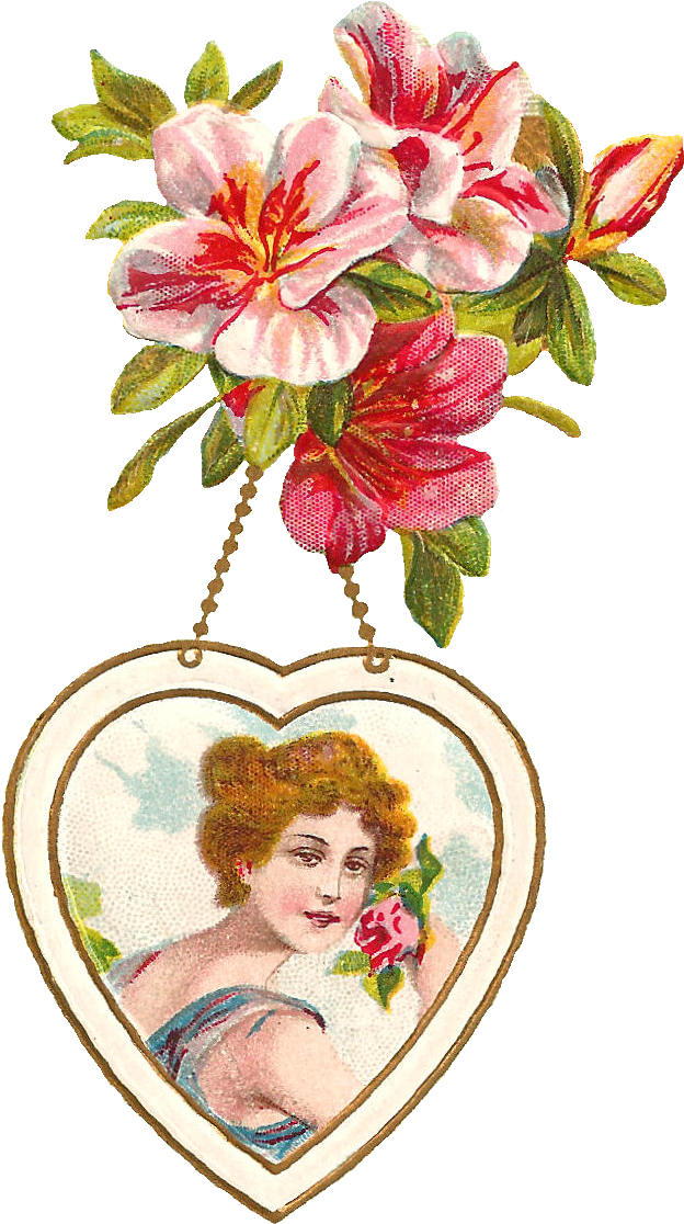 Go Back > Pix For Vintage Heart Clipart Png - Clip Art Transparent Png (742x1258), Png Download