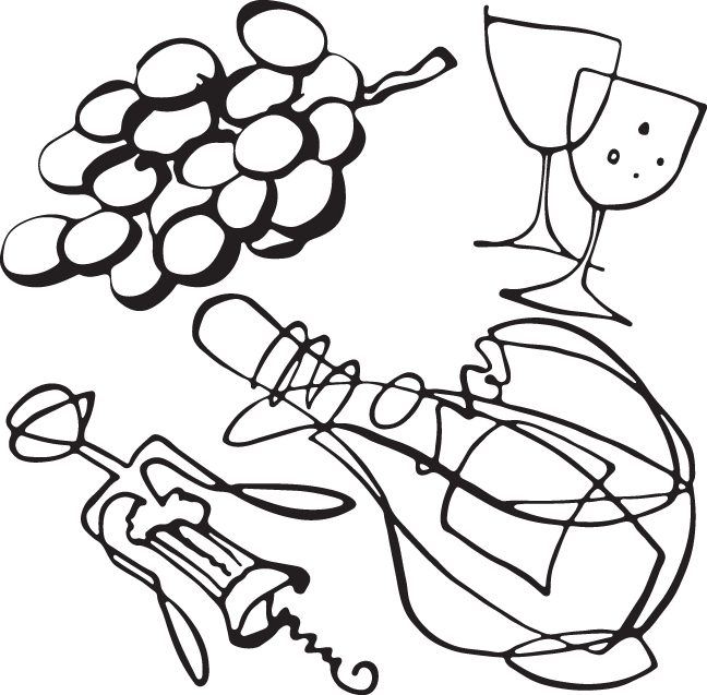 Grapes Clipart (648x637), Png Download