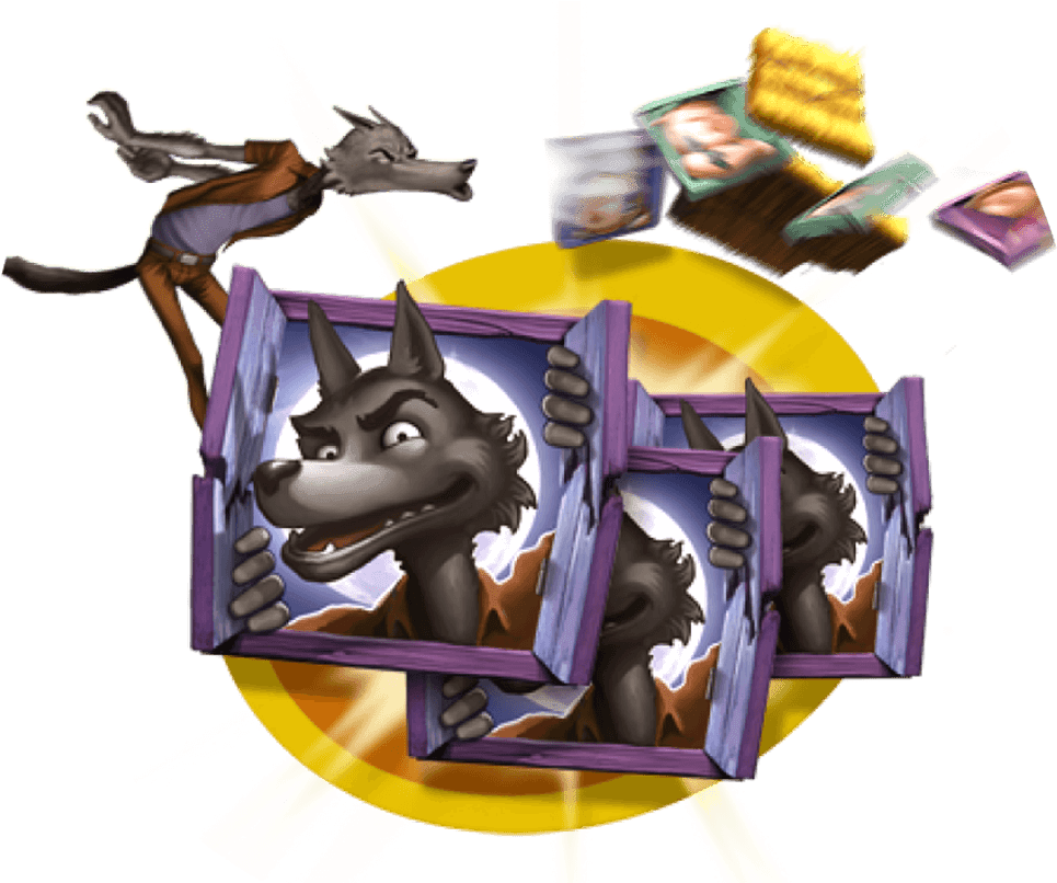 How To Play Online Big Bad Wolf - Big Bad Wolf Slot Png Clipart (1000x805), Png Download