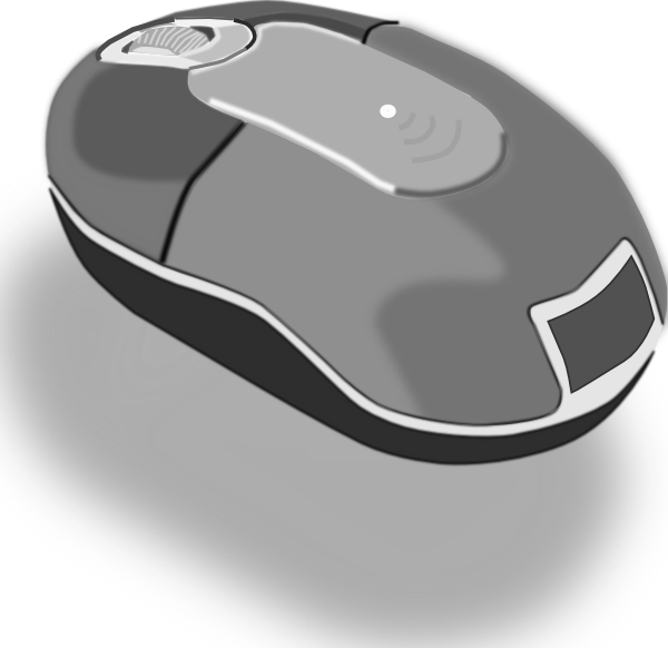 Free Vector Mouse Hardware Clip Art - Clip Art Computer Parts - Png Download (600x582), Png Download